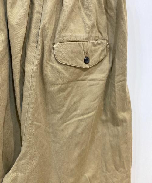 ゴーシュ（ゴーシュ）ゴーシュ (ゴーシュ) カツラギ8分丈ワイドパンツ ブラウン サイズ:2の古着・服飾アイテム
