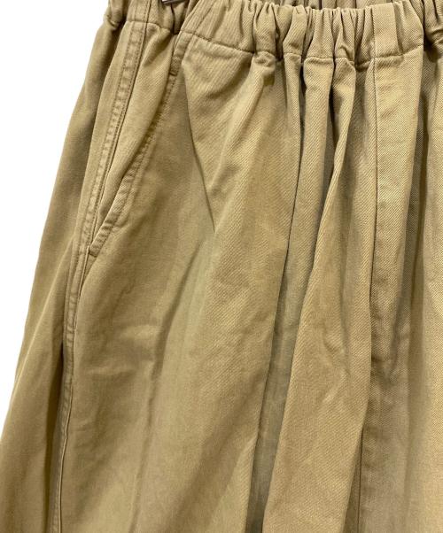 ゴーシュ（ゴーシュ）ゴーシュ (ゴーシュ) カツラギ8分丈ワイドパンツ ブラウン サイズ:2の古着・服飾アイテム