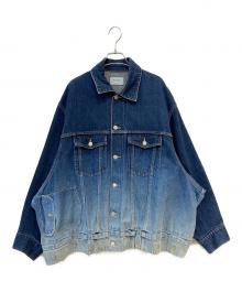 beautiful people（ビューティフルピープル）の古着「double-end selvedge bleach denim blouson」｜インディゴ