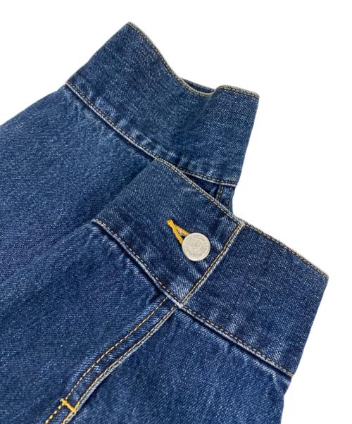 beautiful people（ビューティフルピープル）beautiful people (ビューティフルピープル) double-end selvedge bleach denim blouson インディゴ サイズ:40の古着・服飾アイテム
