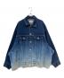 beautiful people（ビューティフルピープル）の古着「double-end selvedge bleach denim blouson」｜インディゴ