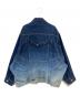 beautiful people (ビューティフルピープル) double-end selvedge bleach denim blouson インディゴ サイズ:40：50000円
