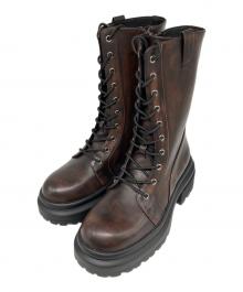 Ameri（アメリ）の古着「LACE UP TANK SOLE BOOTS」｜ブラウン