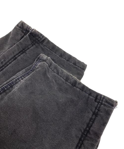 CarHartt（カーハート）CarHartt (カーハート) キルト裏地 ダックビブ オーバーオール ブラック サイズ:W34×L34の古着・服飾アイテム