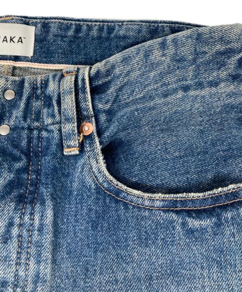 TANAKA（タナカ）TANAKA (タナカ) STRAIGHT JEAN TROUSERS インディゴ サイズ:26の古着・服飾アイテム