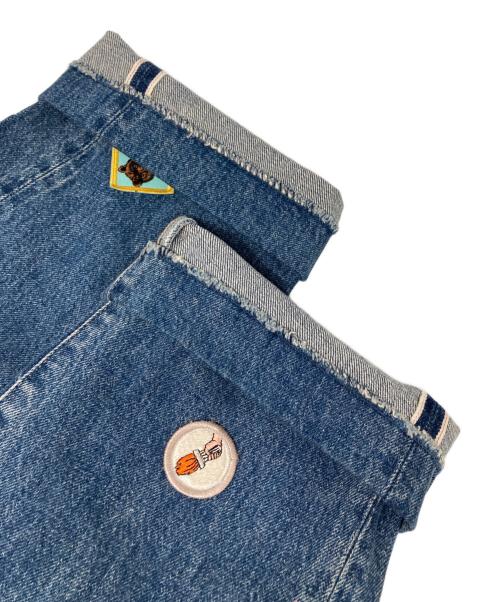 TANAKA（タナカ）TANAKA (タナカ) STRAIGHT JEAN TROUSERS インディゴ サイズ:26の古着・服飾アイテム