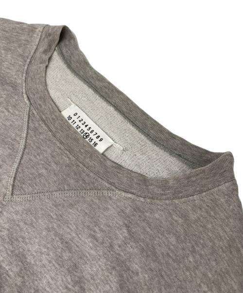 Maison Margiela（メゾンマルジェラ）Maison Margiela (メゾンマルジェラ) エルボーパッチ スウェット ライトグレー サイズ:48の古着・服飾アイテム