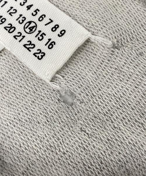 Maison Margiela（メゾンマルジェラ）Maison Margiela (メゾンマルジェラ) エルボーパッチ スウェット ライトグレー サイズ:48の古着・服飾アイテム