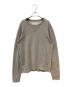 Maison Margiela（メゾンマルジェラ）の古着「エルボーパッチ スウェット」｜ライトグレー