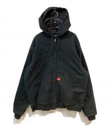 Dickies（ディッキーズ）の古着「裏地キルティング 中綿 アクティブジャケット」｜ブラック
