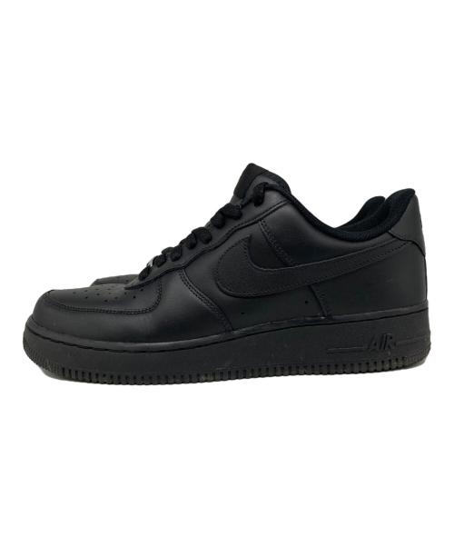 NIKE（ナイキ）NIKE (ナイキ) AIR FORCE 1 07 ローカットスニーカー BLACK/BLACK サイズ:28cmの古着・服飾アイテム