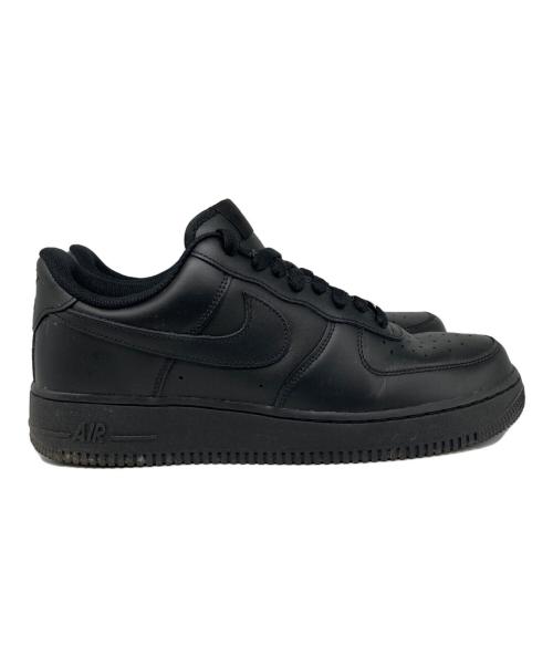 NIKE（ナイキ）NIKE (ナイキ) AIR FORCE 1 07 ローカットスニーカー BLACK/BLACK サイズ:28cmの古着・服飾アイテム