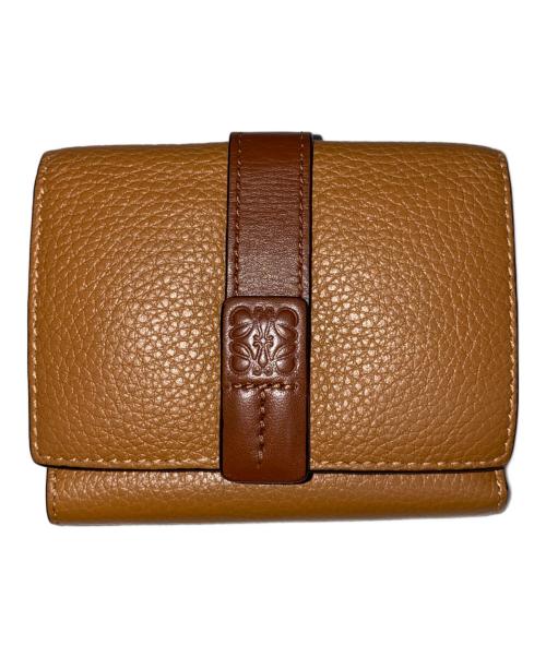 LOEWE（ロエベ）LOEWE (ロエベ) トライフォールドウォレット ベージュの古着・服飾アイテム