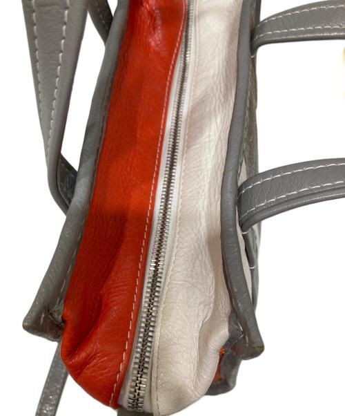 BALENCIAGA（バレンシアガ）BALENCIAGA (バレンシアガ) ラムスキン バザール ショッパー XS サッチェルバッグ グレーの古着・服飾アイテム