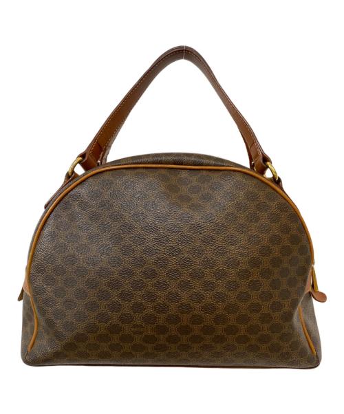 CELINE（セリーヌ）CELINE (セリーヌ) マカダム柄 ハンドバッグ ブラウンの古着・服飾アイテム