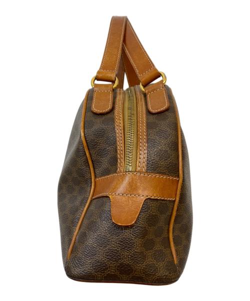 CELINE（セリーヌ）CELINE (セリーヌ) マカダム柄 ハンドバッグ ブラウンの古着・服飾アイテム