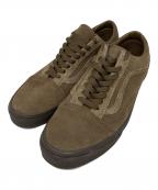 VANSヴァンズ）の古着「OLD SKOOL SUEDE MIX TEAK ローカットスニーカー」｜カーキ