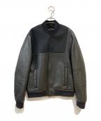 EMPORIO ARMANIエンポリオ アルマーニ）の古着「ラムレザージャケット」｜ブラック