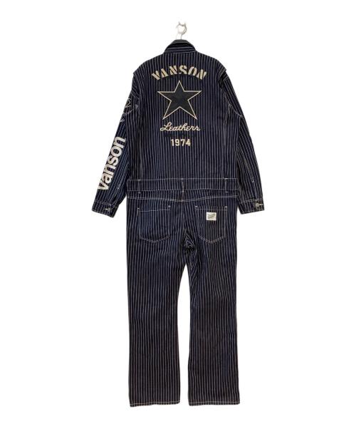 VANSON（バンソン）VANSON (バンソン) ワンスター デニムオールインワン インディゴ サイズ:XLの古着・服飾アイテム