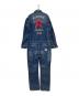 VANSON (バンソン) スター デニムオールインワン ブルー サイズ:XL：12000円