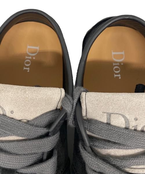 Dior（ディオール）Dior (ディオール) ROADIE ダービーシューズ ブラック×グレー サイズ:41の古着・服飾アイテム