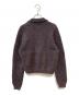 EMPORIO ARMANI (エンポリオ アルマーニ) 襟付モヘアカーディガン ブラウン サイズ: M：8000円