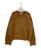 BED J.W. FORDベッドフォード）の古着「アルパカ混ニット」｜ブラウン