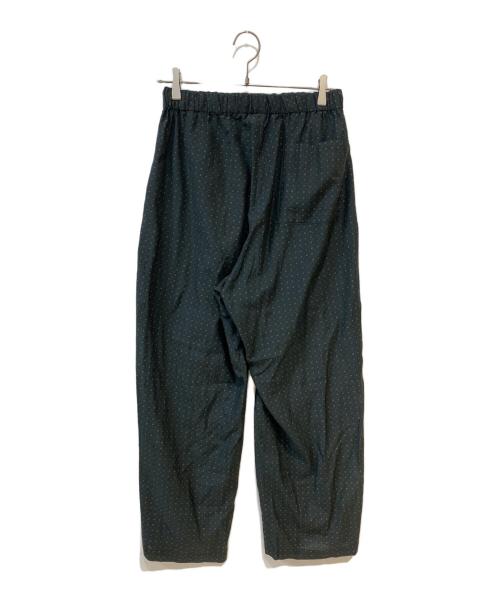 YOKE（ヨーク）YOKE (ヨーク) PIXEL LOW PLAID EASY PANTS ブラック サイズ: 2の古着・服飾アイテム