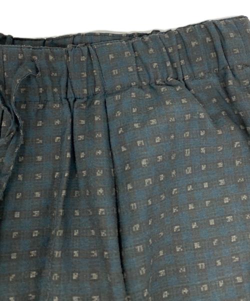 YOKE（ヨーク）YOKE (ヨーク) PIXEL LOW PLAID EASY PANTS ブラック サイズ: 2の古着・服飾アイテム