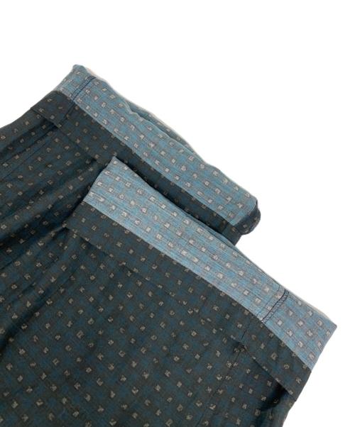 YOKE（ヨーク）YOKE (ヨーク) PIXEL LOW PLAID EASY PANTS ブラック サイズ: 2の古着・服飾アイテム