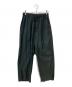 YOKE（ヨーク）の古着「PIXEL LOW PLAID EASY PANTS」｜ブラック