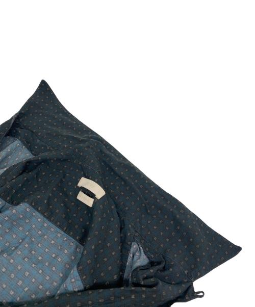 YOKE（ヨーク）YOKE (ヨーク) PIXEL LOW PLAID OPEN COLLAR SHIRT ブラック サイズ:2の古着・服飾アイテム