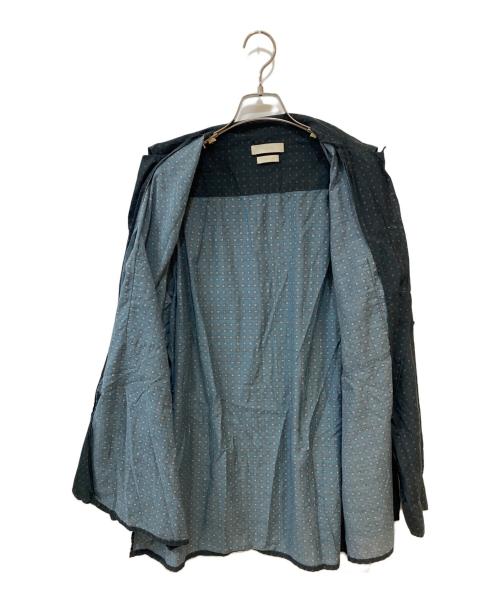 YOKE（ヨーク）YOKE (ヨーク) PIXEL LOW PLAID OPEN COLLAR SHIRT ブラック サイズ:2の古着・服飾アイテム