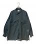 YOKE（ヨーク）の古着「PIXEL LOW PLAID OPEN COLLAR SHIRT」｜ブラック