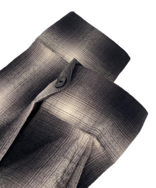 TOWN CRAFT（タウンクラフト）TOWN CRAFT (タウンクラフト) PENNEYS (ペニーズ) 復刻 オンブレチェックシャツ グレー サイズ:Mの古着・服飾アイテム