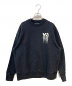 Y-3ワイスリー）の古着「GFX CREW スウェット」｜ブラック