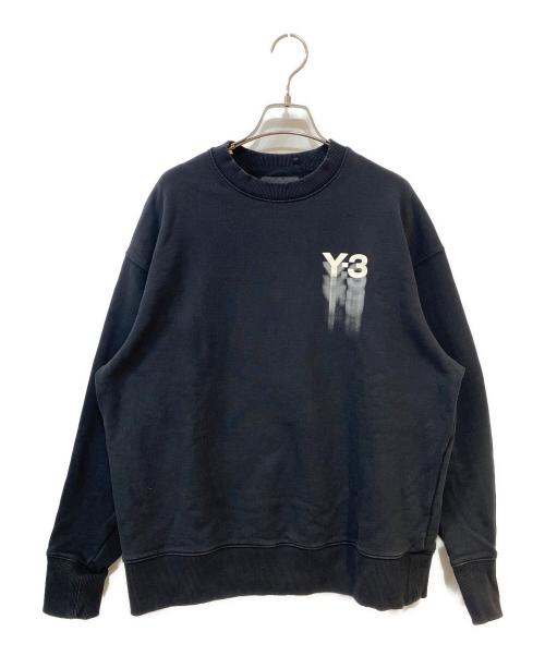 Y-3（ワイスリー）Y-3 (ワイスリー) GFX CREW スウェット ブラック サイズ:Sの古着・服飾アイテム