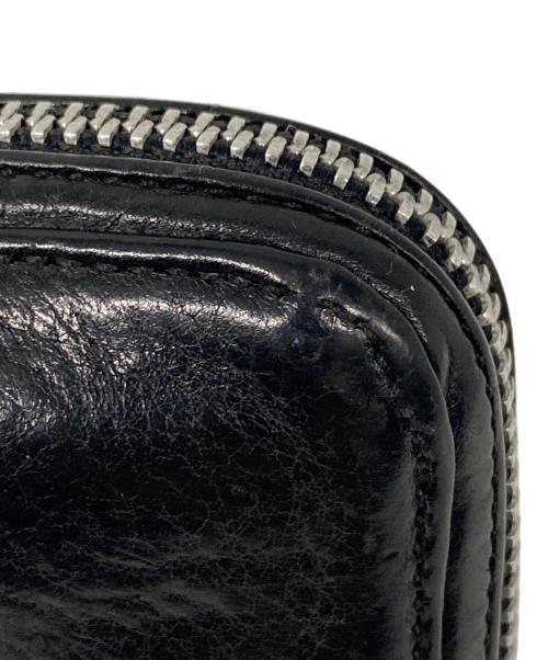 CHROME HEARTS（クロムハーツ）CHROME HEARTS (クロムハーツ) REC F ZIP フレアパッチ ジップウォレット ブラックの古着・服飾アイテム