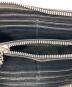 中古・古着 CHROME HEARTS (クロムハーツ) REC F ZIP フレアパッチ ジップウォレット ブラック：120000円