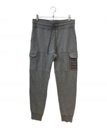 MONCLER（モンクレール）の古着「PANTALONE カーゴポケット付 スウェット ジョガー パンツ」｜グレー