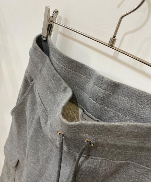MONCLER（モンクレール）MONCLER (モンクレール) PANTALONE カーゴポケット付 スウェット ジョガー パンツ グレー サイズ:Lの古着・服飾アイテム