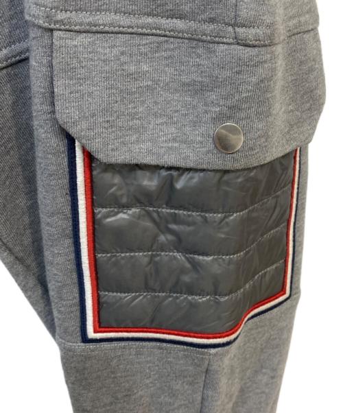 MONCLER（モンクレール）MONCLER (モンクレール) PANTALONE カーゴポケット付 スウェット ジョガー パンツ グレー サイズ:Lの古着・服飾アイテム