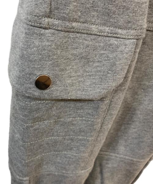 MONCLER（モンクレール）MONCLER (モンクレール) PANTALONE カーゴポケット付 スウェット ジョガー パンツ グレー サイズ:Lの古着・服飾アイテム