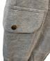 中古・古着 MONCLER (モンクレール) PANTALONE カーゴポケット付 スウェット ジョガー パンツ グレー サイズ:L：25000円