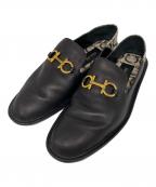 Salvatore Ferragamoサルヴァトーレ フェラガモ）の古着「ALETE ローファー」｜ブラック