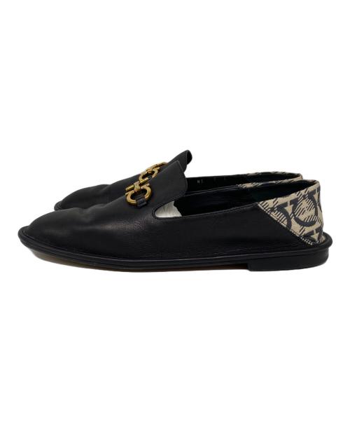 Salvatore Ferragamo（サルヴァトーレ フェラガモ）Salvatore Ferragamo (サルヴァトーレ フェラガモ) ALETE ローファー ブラック サイズ:7の古着・服飾アイテム