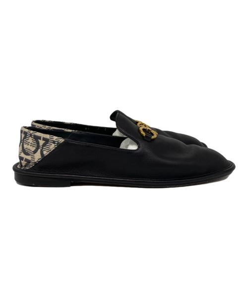 Salvatore Ferragamo（サルヴァトーレ フェラガモ）Salvatore Ferragamo (サルヴァトーレ フェラガモ) ALETE ローファー ブラック サイズ:7の古着・服飾アイテム