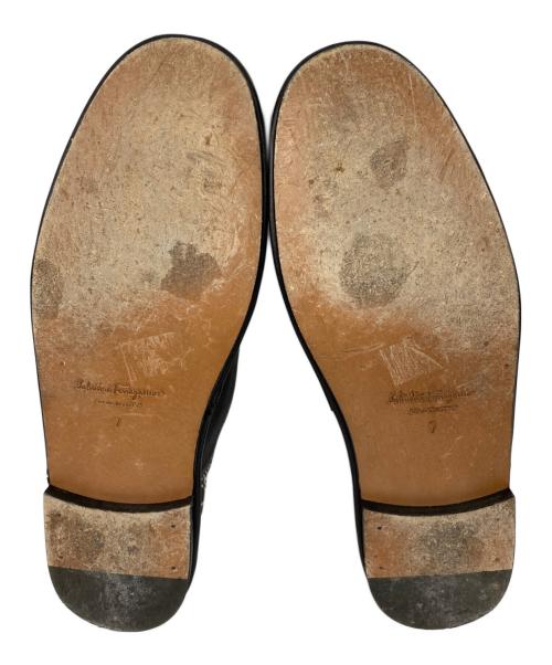 Salvatore Ferragamo（サルヴァトーレ フェラガモ）Salvatore Ferragamo (サルヴァトーレ フェラガモ) ALETE ローファー ブラック サイズ:7の古着・服飾アイテム