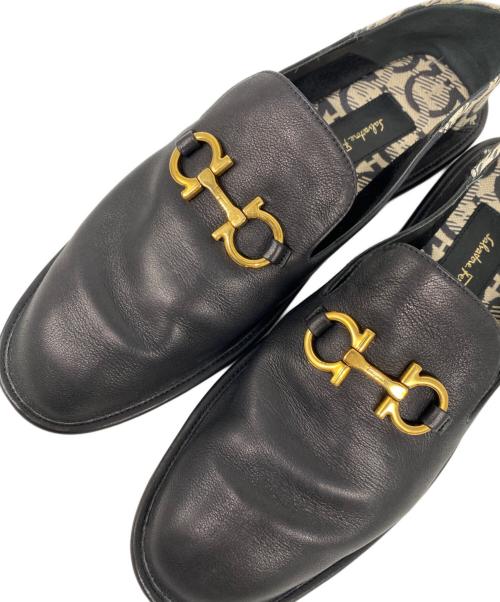 Salvatore Ferragamo（サルヴァトーレ フェラガモ）Salvatore Ferragamo (サルヴァトーレ フェラガモ) ALETE ローファー ブラック サイズ:7の古着・服飾アイテム