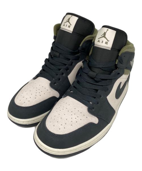 NIKE（ナイキ）NIKE (ナイキ) Air Jordan 1 Mid SE Light Orewood Brown/Medium Olive/Sail/Off Noir サイズ:28cmの古着・服飾アイテム